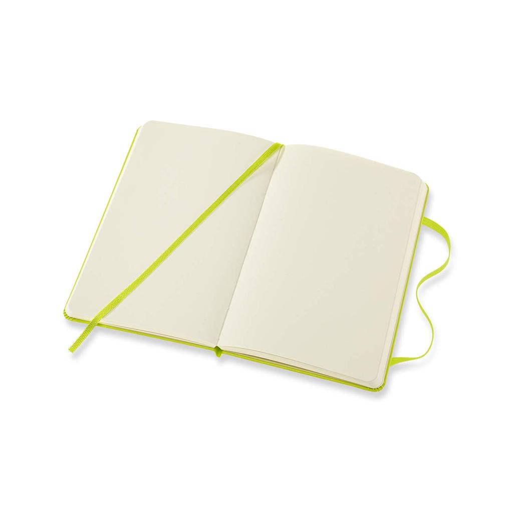 Moleskine Notebook Classic Notebook Hard Cover Plain Pocket Size X Lemon Green QP012C2 (9cm 14cm)