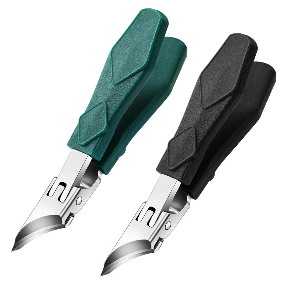 Anti-splash Curved Nail Cutters Slanted Nail Clippers Heavy Duty Pedicure Tools Nail Cutting Beauty Tools for Household