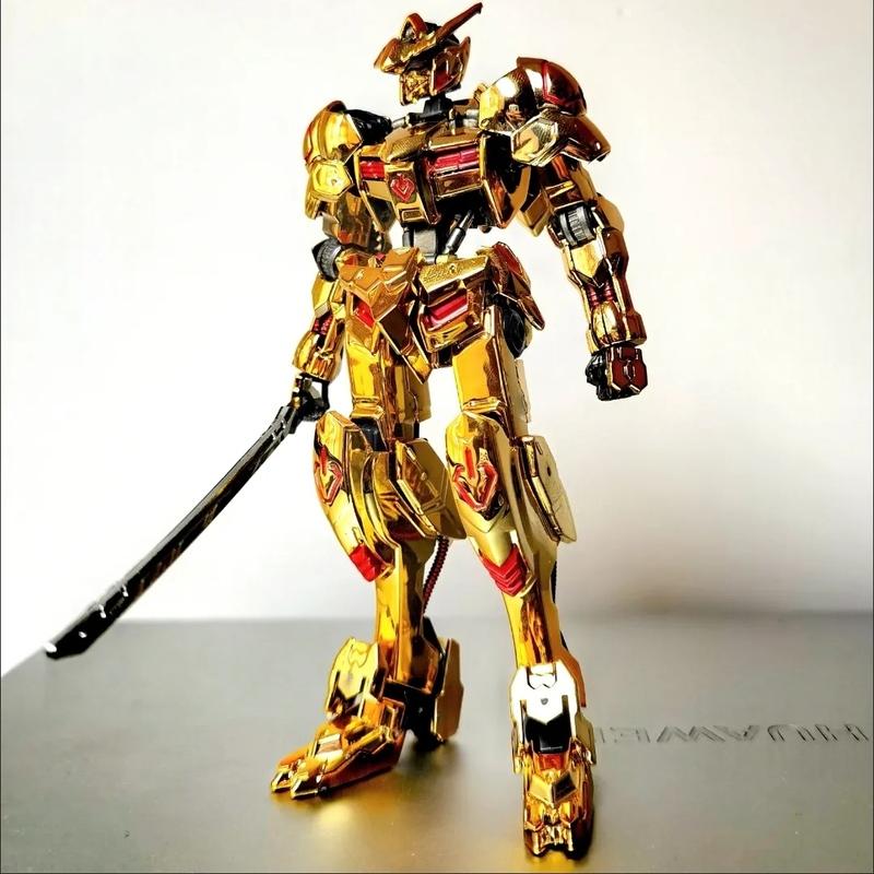 HG1/144 B001 Barbatos Plated Version Iron-Blooded Orphans Mech Assembly Model Kits Action Figures Decorative Doll Boy Puzzle Toy