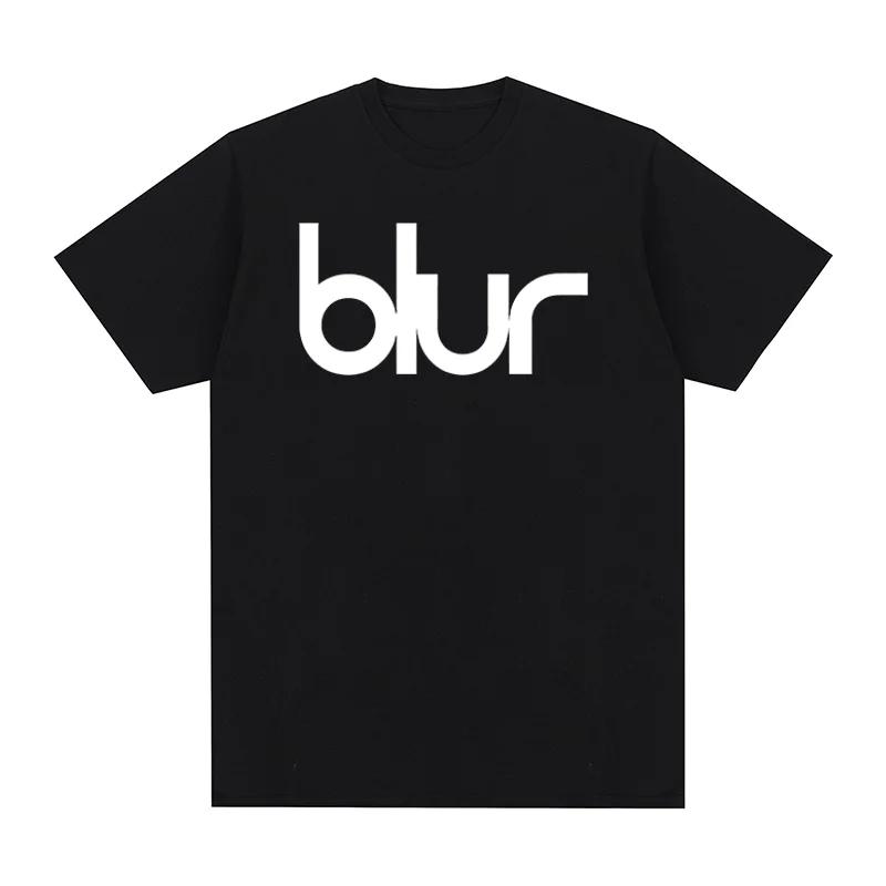 Blur Vintage T-shirt Fuzzy Band British Rock Punk Music Cotton Men T Shirt Tee Tshirt Womens Tops S