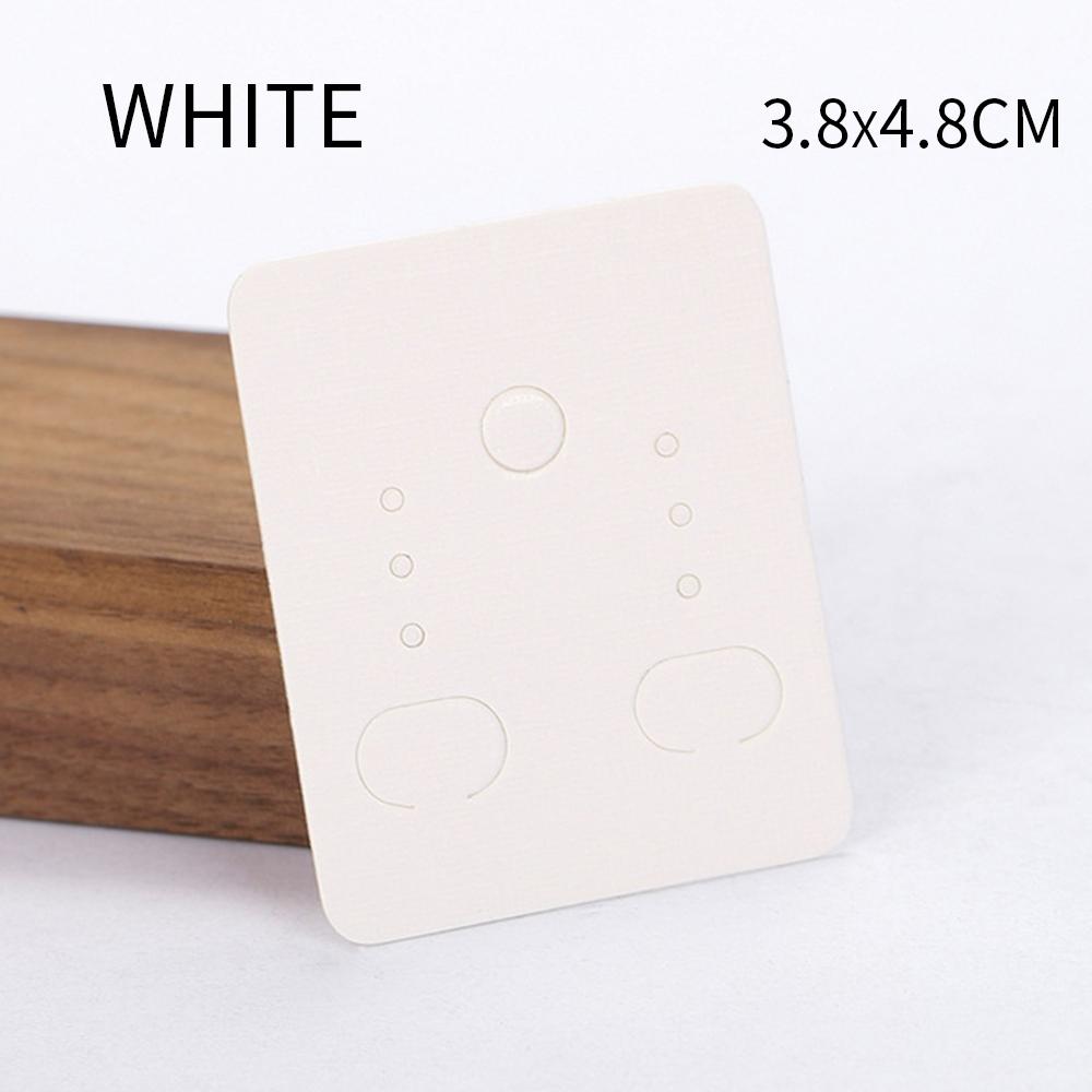 

50pcs Earrings Necklaces Display Cards for Jewelry Box Packaging Cardboard Hang Tag Card Ear Studs Paper Card Jewelry DIY 50pcs