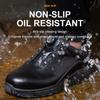 Sicherheitsschuhe mit Drehknopf für Herren, wasserdichte Arbeitssicherheitsstiefel, Kunststoff-Zehen-Isolierschuhe, 6KV Anti-Smash-Arbeitsschuhe, Turnschuhe