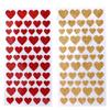 Gold Glitter Spark Heart Star Animal Cown DIY Stickers Self-adhesive New Year Gift for Kid Face Scrapbook Decora Bright Stickers