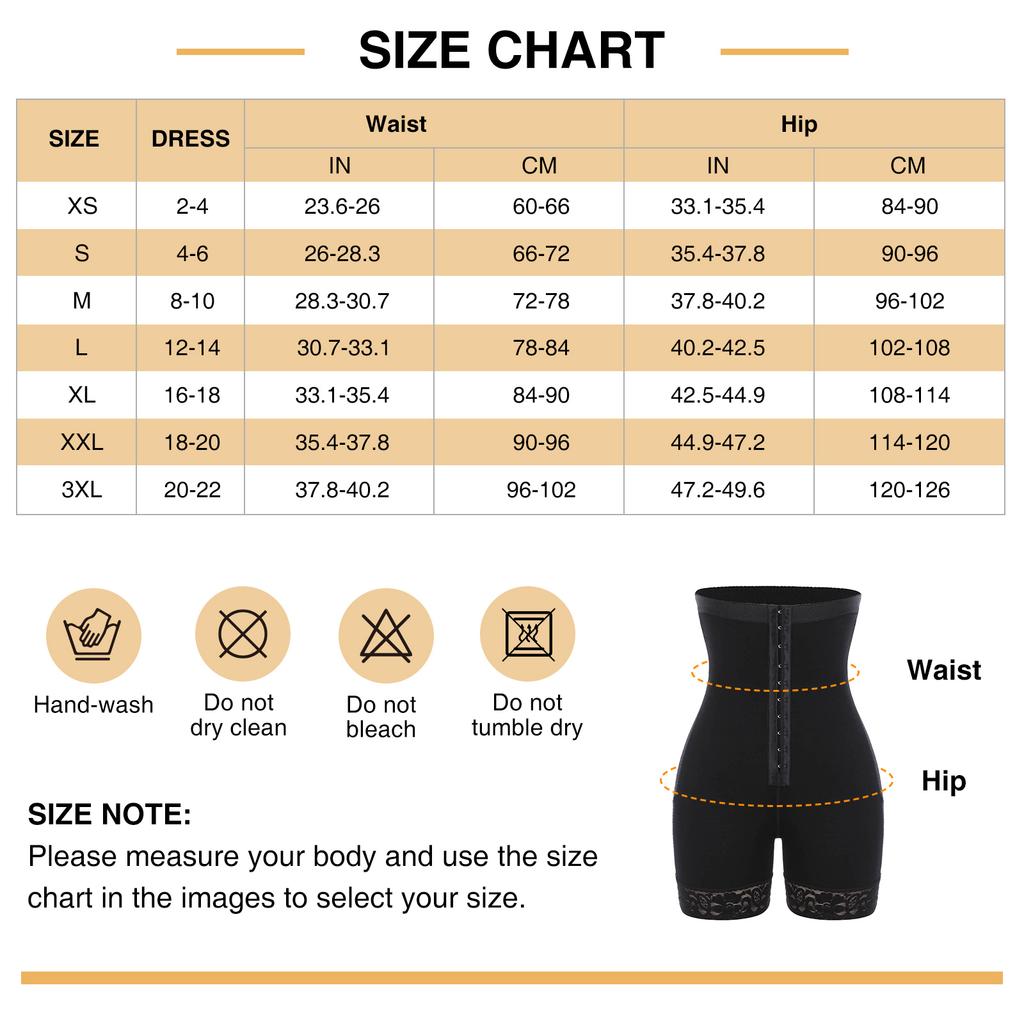 Women's High Waist Body Shaper Panties Stage 2/3 Shaper Adjustable Hooks Spandex Thigh Trainer Butt Lifter Large Stock Now