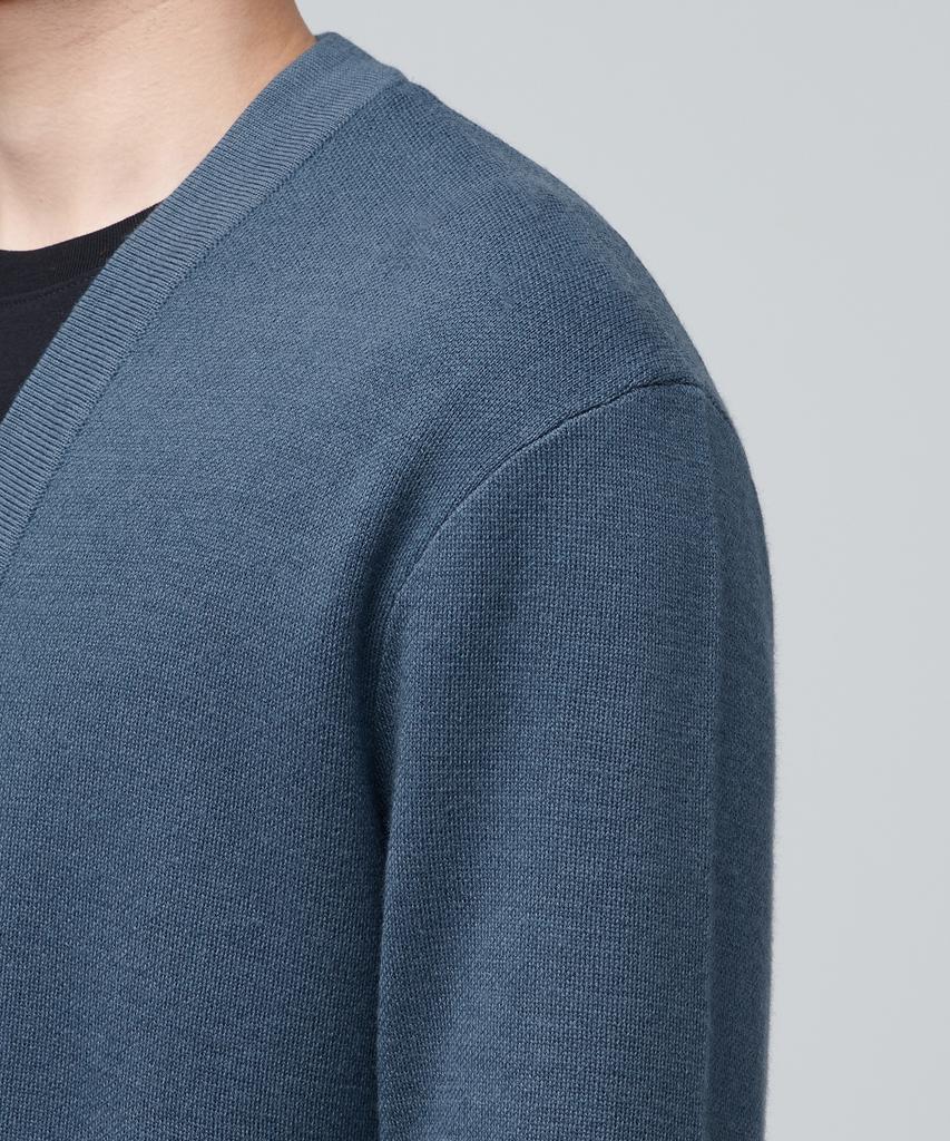 Musinsa Standard Minimal Cardigan [Midnight Blue]