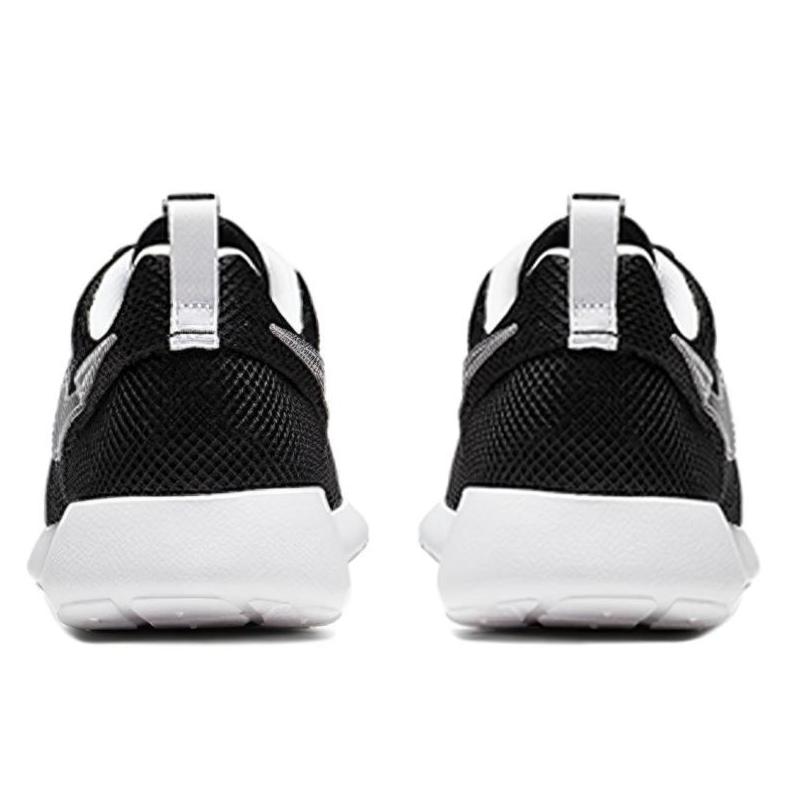Nike Roshe One Black Metallic Silver GS Sneakers 599728-021