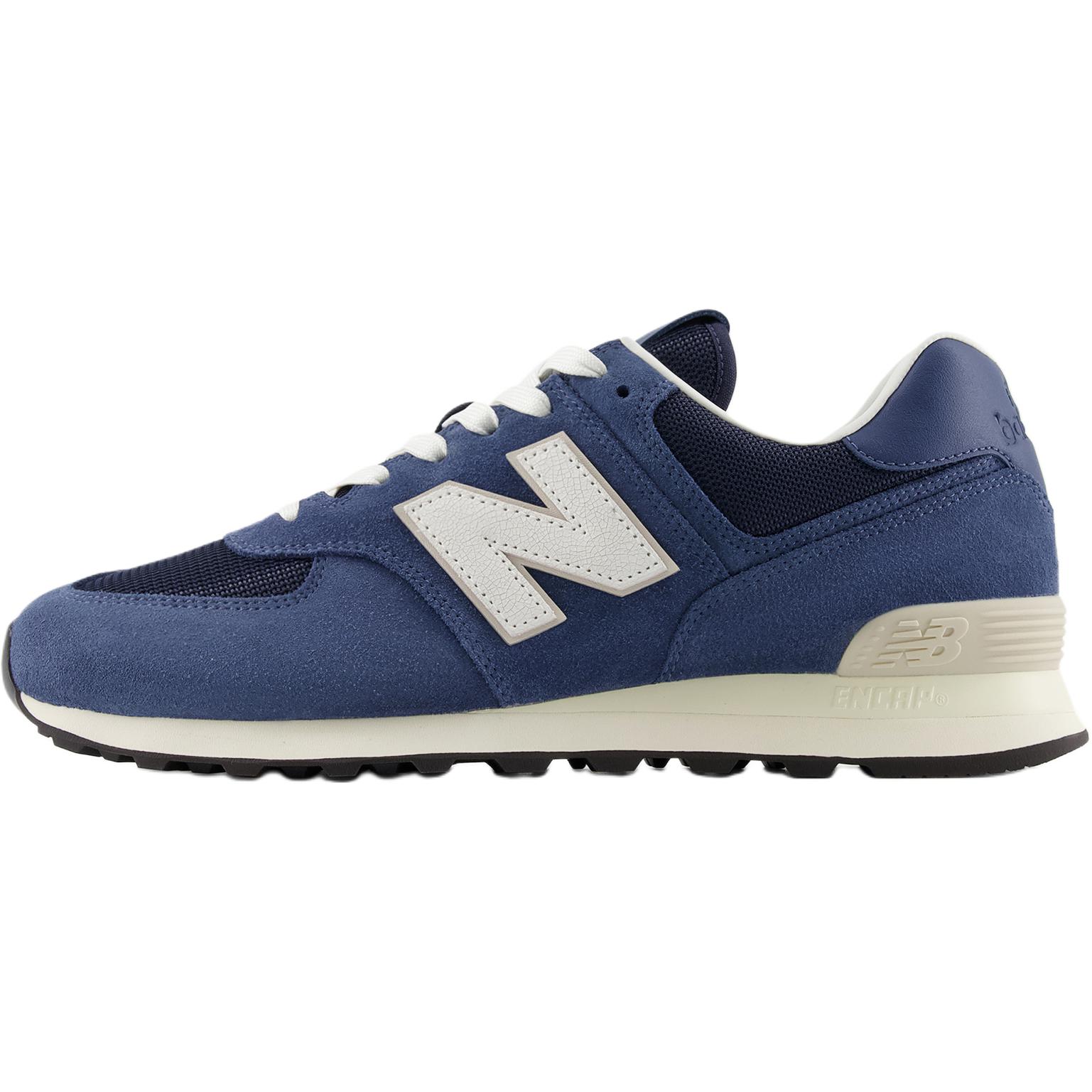 

New Balance Nb 574 Модные Удобные Поддерживающие Повседневные Кроссовки Унисекс Повседневные Кроссовки Синие Белые Черные U574GCR 40.5