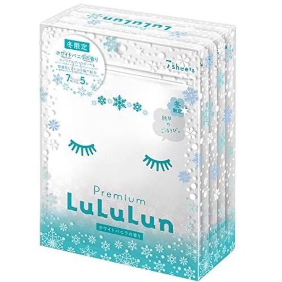 Face maskFace packPremiumLululunSnow(White Vanilla Scent)7 Sheets X 5 Bags