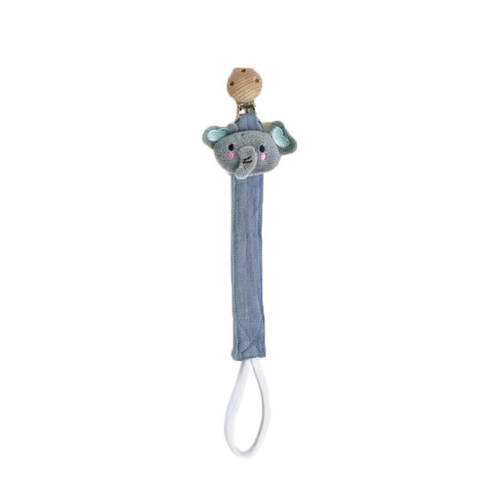 Cartoon Soother Holder Animals Doll Nipple Holder Clips Kawaii Baby Cloth Pacifier Chain  Children