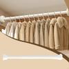 Closet Rod Clothes Drying Pole Extendable Adjustable for RV Laundry Bathroom 110cm To 170cm