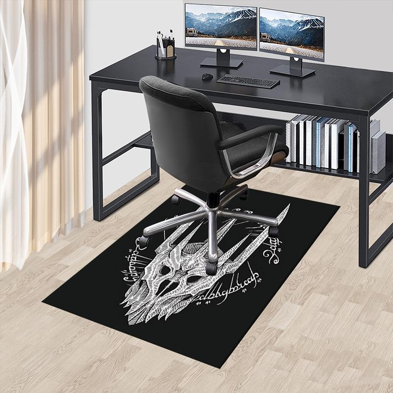 

Dragon,Lord of the Rings Polyester Office Carpet Chair Mats, Home Decor Dormitory Floor Protector with Anti-Skid Backing, Large Area Coverag 60cm by 90cm