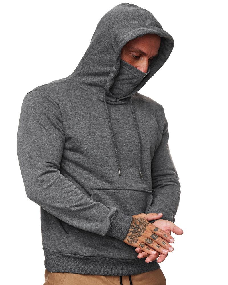 Sportswear Men's Sweatshirt Hooded Long Sleeve T-shirt Call of Duty Men's Sweatshirt Mask
