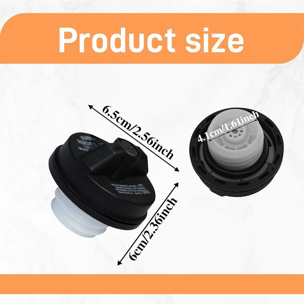 Locking Gas Cap, Fuel Tank Lock With Key, 77300-47020, 10504 Car Accessories Compatible With Toyota 4Runner, Chevy Camaro, Honda CRV, Infiniti