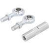 Alternator Bracket, Alternator Tensioning Rod 2 1/2in Adjustable Tensioning Rod Stainless Steel Alternator Bracket Fit for SBC BBC 350 454 Engine