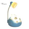 Small Bedside Lamp for Toddlers Sleeping Cat Night Light Kids, Rechargeable LED Nursery Lamp, Soft Eye Protection Adjustable Brightness Touch Bedroom