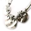 Les Trésors De Lily [F5179] - Silver 'Kilimanjaro' Designer Necklace