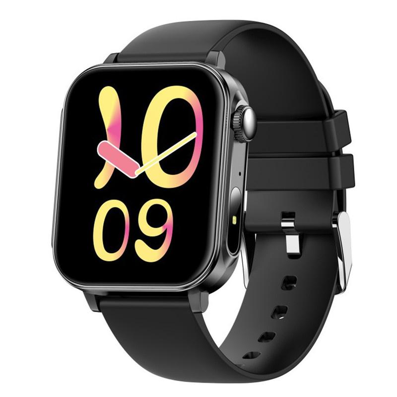 V96 Smart Watch Type-C Fast Charging BT Calling Health Monitor Strong LED Light Flashlight Men Outdoor Sports Fitness Smartwatch