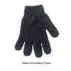 Bambus-Kohlefaser-Peeling-Duschhandschuhe