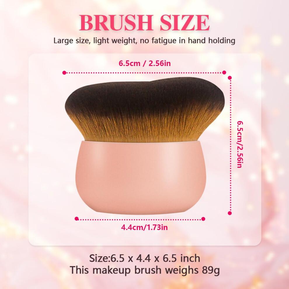 Self Tanner Brush 75mm Oversized Kabuki with Density Soft Bristles for Wet or Dry Tanning