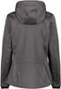Куртка CMP Softshell Jacket Zip Hood Women (39A5006M) nero mel.-desert rose
