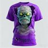 Summer T-shirt Halloween Elements Zombie Horror Party Adult Oversized Women's Mens Children's