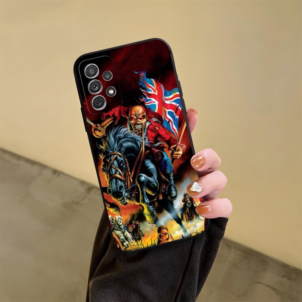 Skeleton Rock Band Fashion Phone Case for Samsung Galaxy S23 S24 S20 S21 S22 Ultra Fe Plus M54 A34 A54 A24 A52 A53 Coque