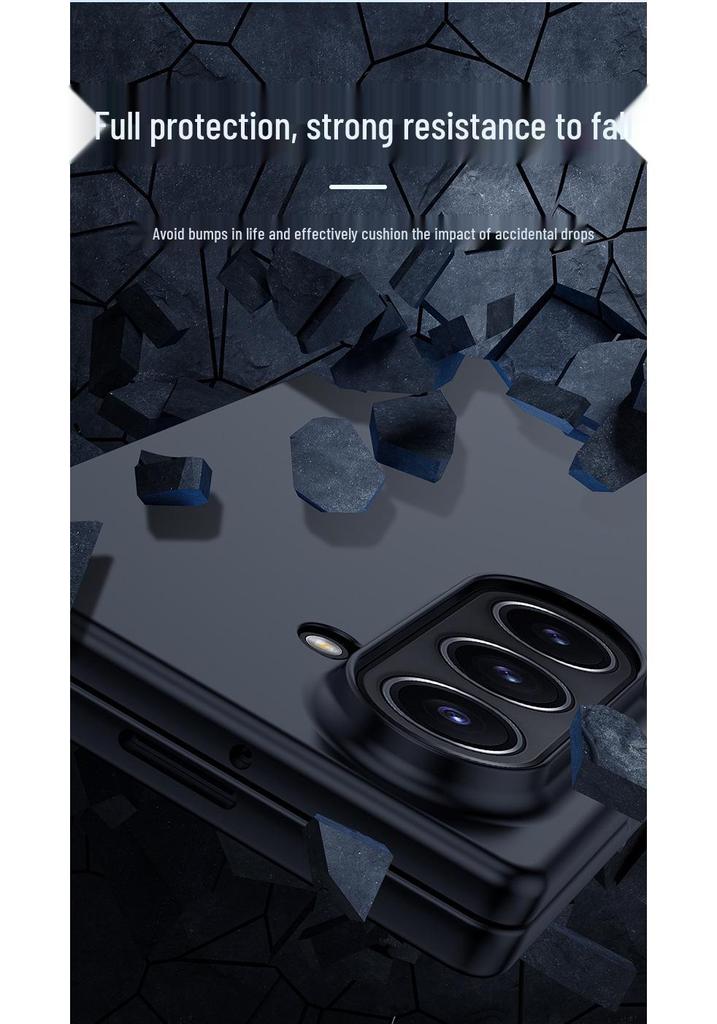 Samsung Z Fold7 Hülle: Matte Hautgefühl, Sturzsicher, Passt für Z Fold6/Z Fold5, Unisex-Design