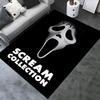 Scream Ghostface Horror Büro Teppich Weiche Polyester Eingangsteppich Waschbar Rutschfest Maschinenwaschbar