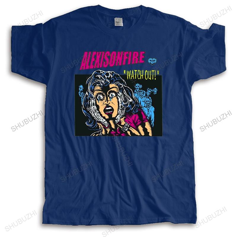 Fashion Alexisonfire Watch Out Hard Rock Band UnisexS Black TShirt Size S2Xl Cotton Casual Short Sleeve Brand Clothing S