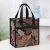 2025 Thickened Floral Print Lunch Bag Waterproof Thermal Lunch Bag Portable Large Capacity Insulation Bag