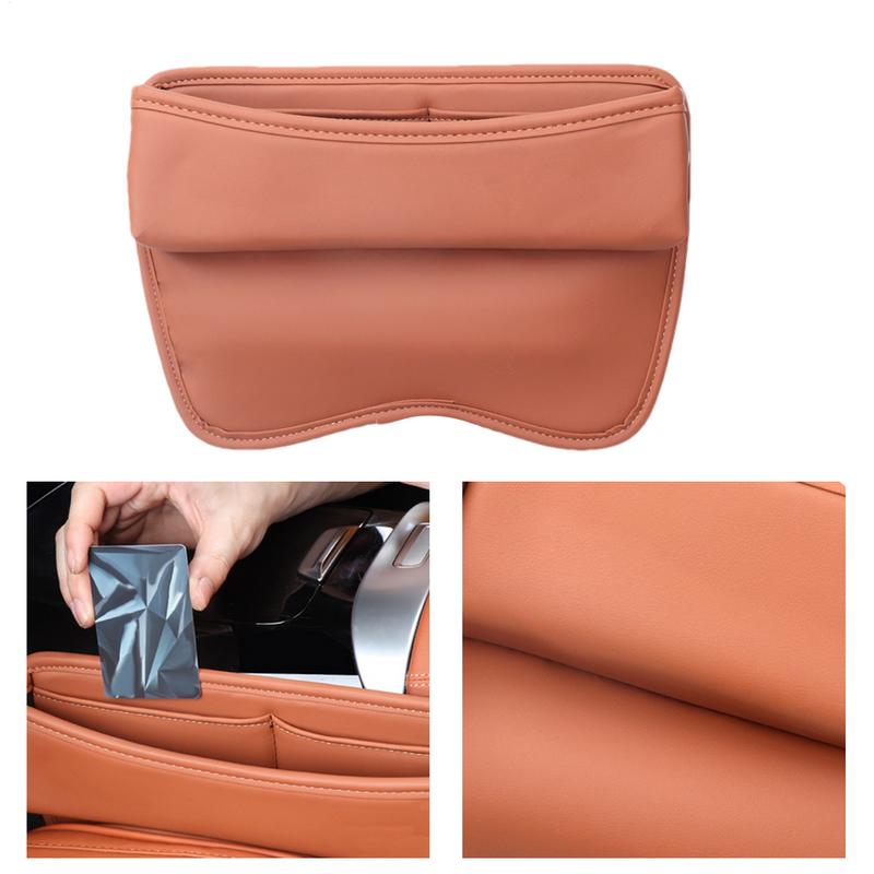 Crevices Seat Filler For Car Waterproof Side Pocket Bags Automotive Interior Accessories Multi-Functional PU Leather Crevice