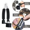 Guitar Repair Set 3 in 1 Accessory Tool Classic Guitar String Color Rub Guitar String Cleaning Cloth 18*15 cm Random color
