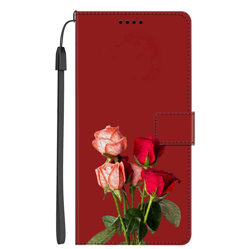 Protector Luxury Leather Case For Xiaomi Mi 11 Ultra Flip Magnetic Wallet Book Case Shockproof Relief Flower Coque Cover Capa