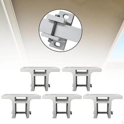 5 Τεμάχια Ανασυρόμενες Τέντες Βάση Τοποθέτησης Τοίχου Σκίαστρο Κάλυμμα Τέντα για Εξωτερικό Χώρο