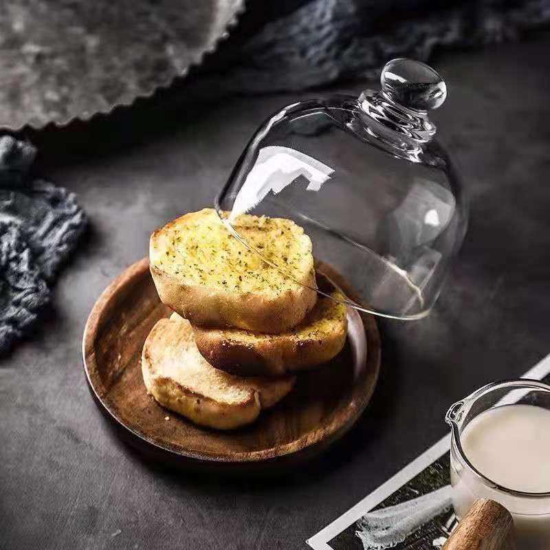 Solid Wood & Glass Mini Dessert Display Stand