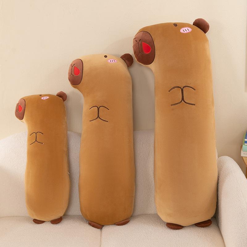 Kapibara Throw Pillow Capybara Doll Sleeping Doll Girl Sleeping Doll Super Soft Long Pillow Birthday Gift