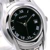GUCCI Watches 5500L blackDial Stainless Steel Quartz Analog display Women Used