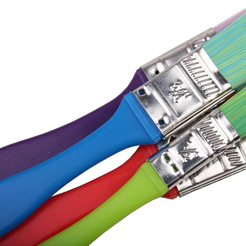 4 buc/set Ușor de Curățat Păr de Nailon Pensulă pentru Pictură în Ulei Acuarelă Artist Pensulă Stilou Artă