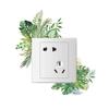 Switch Decorative Stickers Warm Flowers Wall Socket Light Switch Home Decor Simple Wallpaper Wallpaper Self-adhesive Waterproof