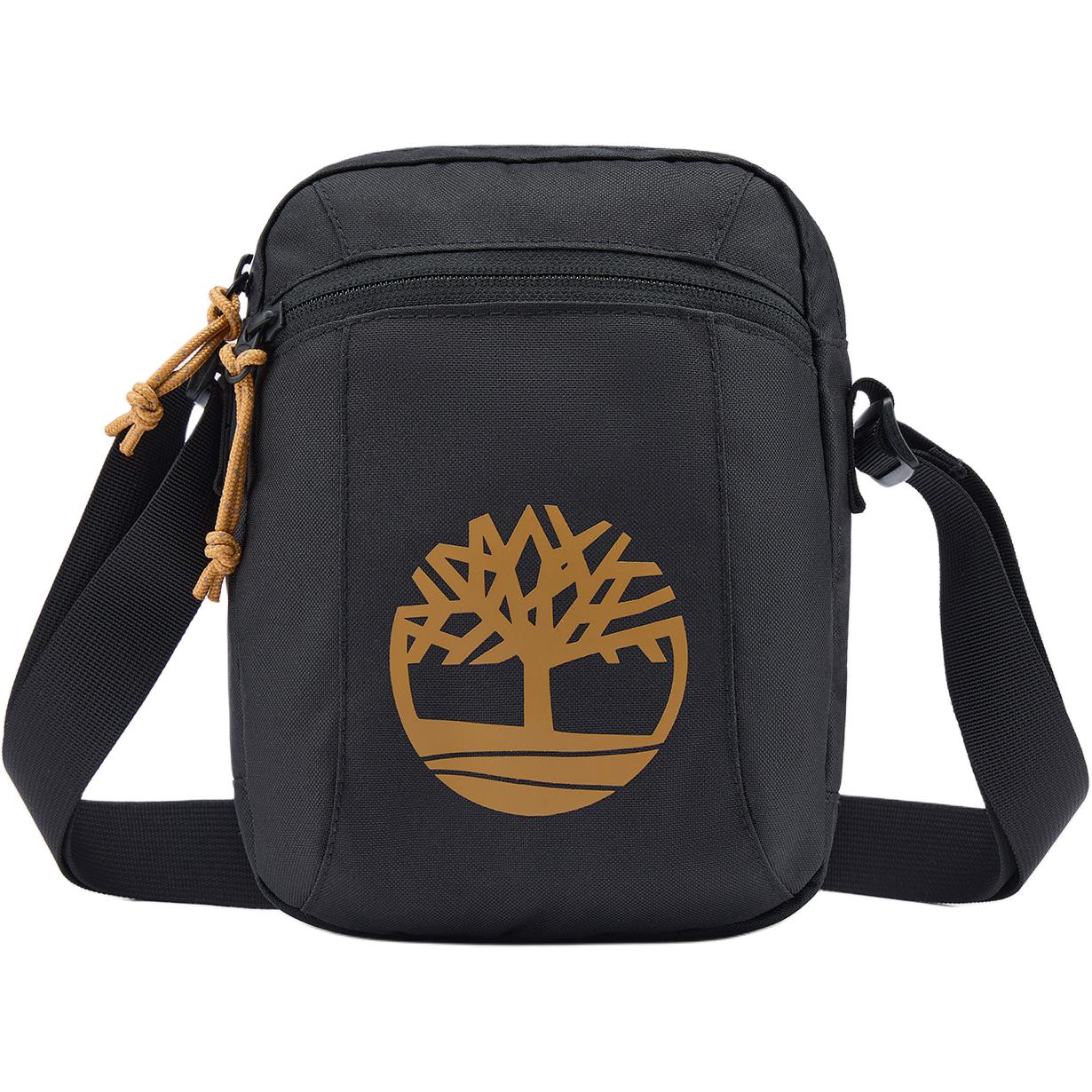 Timberland Tree Logo Print Polyester Crossbody Bag Unisex bags Black A43PB-001 Black