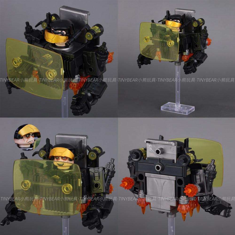 KDL858 Skibidi Toilet Mattoncini Giocattoli con Mini Action Figure