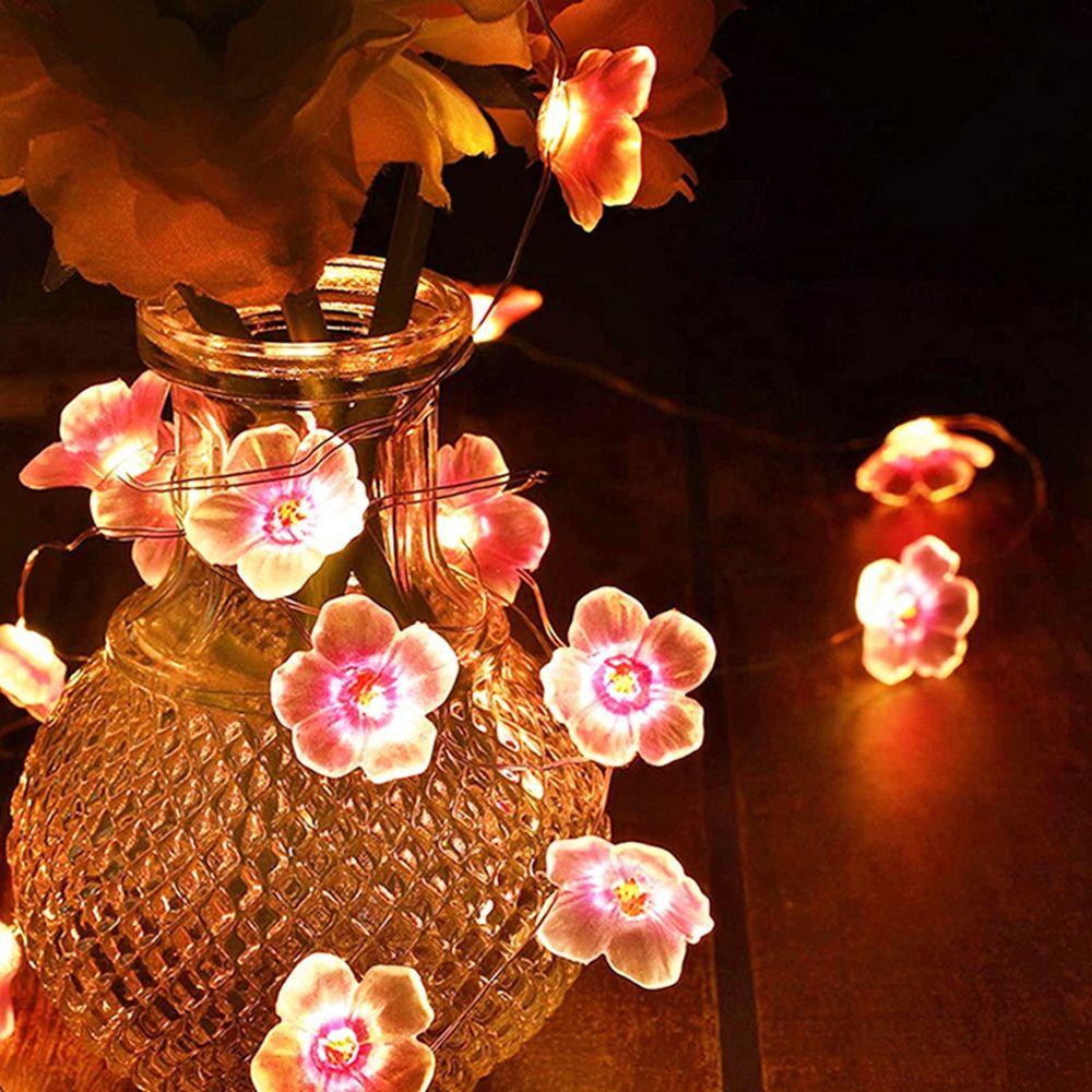 Deco Decorative Lights Light Fixture LED String Cherry Lighting Strings Flower String Lights