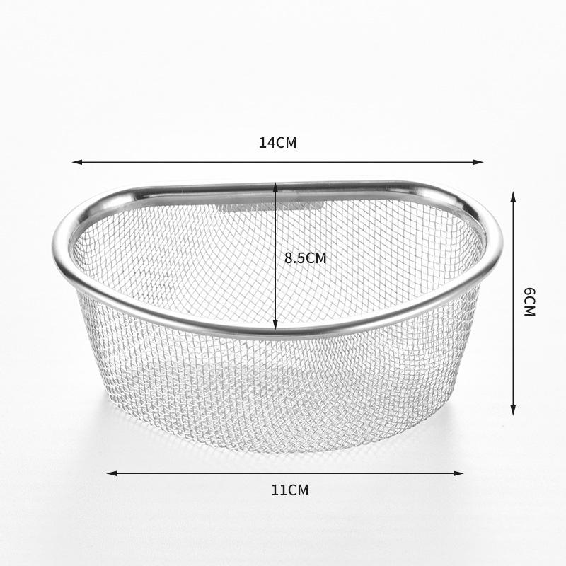 

Stainless Steel Drain Basket: Triangle Rack for Fish Tanks, Dishwashing, and Fruit & Vegetable Washing