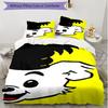 3pcs Duvet Cover Set (1*Duvet Cover + 2*Pillowcase, Without Core), Bamse Print Soft All‑Season Bedding Set, Home Bedroom Decor Gift