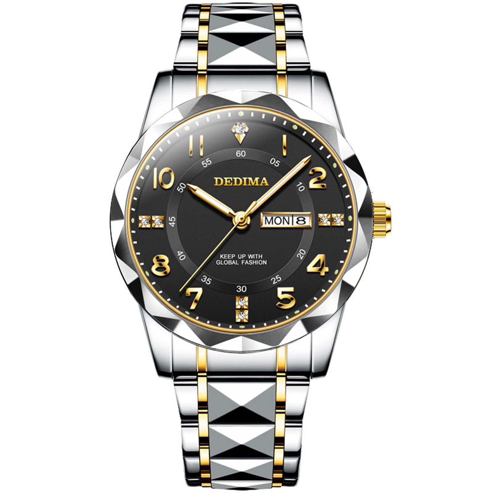 

Мужские водонепроницаемые светящиеся наручные часы-будильник для бега One Size