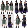 Costume Witch Cosplay With Polyester Material For Halloween And Cosplay Parties