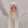 Neue Perücke für 13 & 14 & 16 BJD Puppen mit Pony Lange Gerade Perücke Mädchen DIY Make-up Zubehör