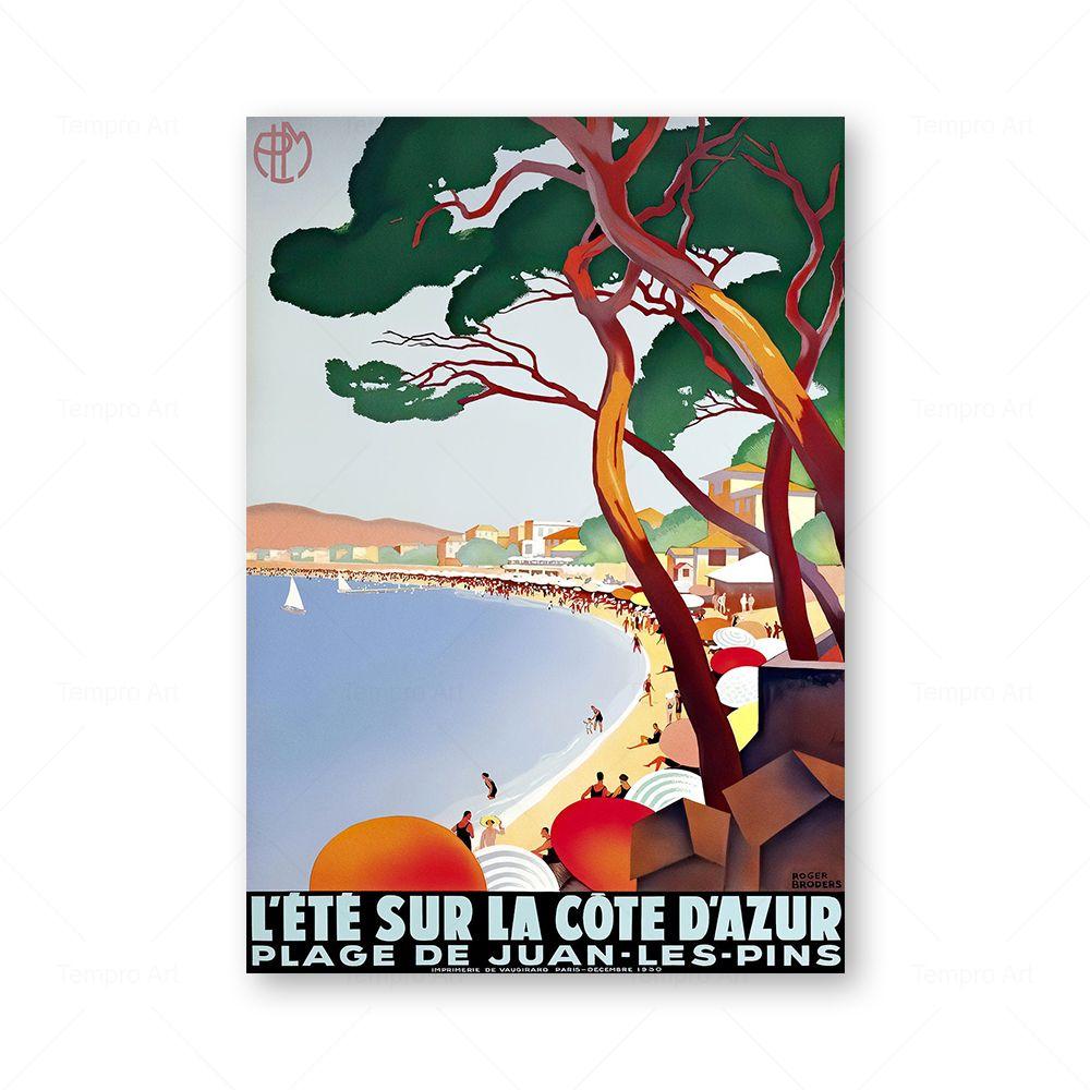 Travel City Landscape Vintage Poster Canada Spain French Italy Wall Art Canvas Painting Nordic Print Picture Living Room Decor