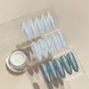 Mondlicht Perlmutt Weiß Nägel Glitzerstaub Chrom Aurora Weiß Einreibpulver Spiegelpigment Nail Art Zubehör Dekoration