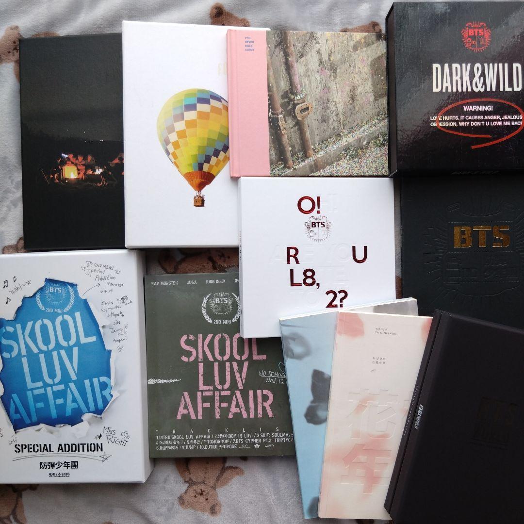 

[USED] BTS Bangtan Boys CD Album Set Anonymous Delivery